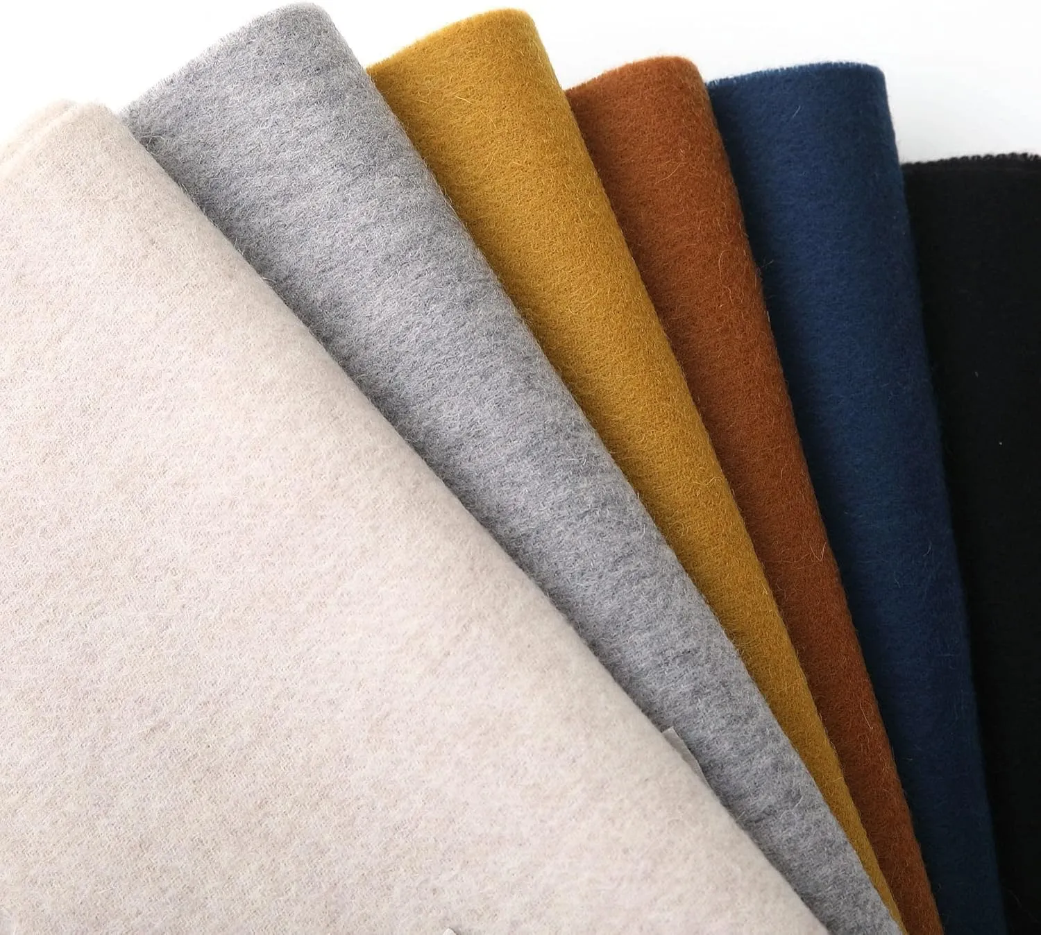 100% Wool Scarf - Men and Women Winter Warm Soft Luxurious Solid Colors Gift Box