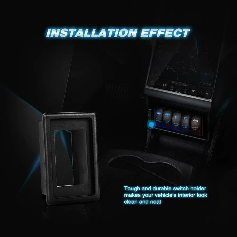 1Pc Rocker Switch Holder Panel Housing