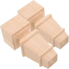 2pcs Solid Wood Furniture Legs Feet Cabinet Sofa Legs Table Walnut Replacement Furniture Legs Desk Leg Replacement Legs Modern Support Risers Couch Legs Tall Beige Rubber Wood