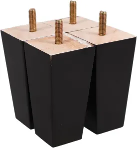 4Pcs Wooden Furniture Legs Replacement Legs for Sofa Coffee Table Dresser Cabinet Minimalist Design Sturdy Feet for Home Furniture Repair