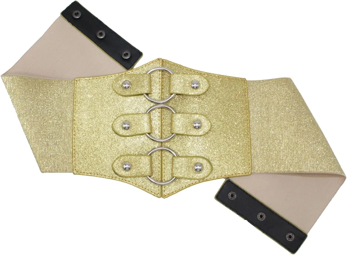 ALAIX Women's Corset Belt Extra Wide Stretchy Belts Elastic Waspie Waist Belts for Cosplay Halloween Costume Belts for Women