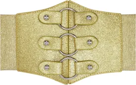 ALAIX Women's Corset Belt Extra Wide Stretchy Belts Elastic Waspie Waist Belts for Cosplay Halloween Costume Belts for Women