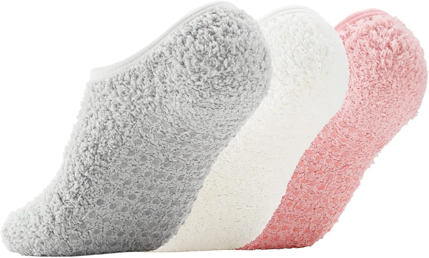 Bevigorio Slipper Socks for Women with Grippers Non Slip Fuzzy Socks with Grips Womens Grippy Grip Hospital Home Gifts