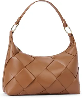 BOSTANTEN Woven Purses for Women Vegan Leather Hobo Bag Shoulder Handbags