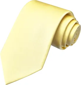 Branduce 3.15"8cm Mens Solid Satin Tie Pure Color Necktie for Business and Wedding   Gift Box