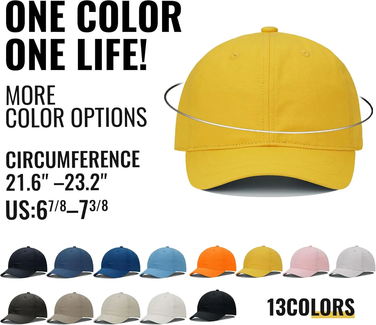 CLAPE Short Bill Baseball Cap Plain Hiphop Dad Hat Cooling Trucker Hat