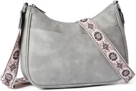 CLUCI Crossbody Bags for Women, Vegan Leather Shoulder Handbags, Purses for Women with Adjustable Wide Strap
