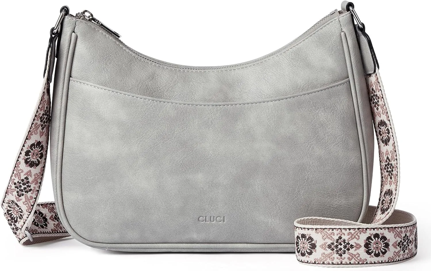 CLUCI Crossbody Bags for Women, Vegan Leather Shoulder Handbags, Purses for Women with Adjustable Wide Strap