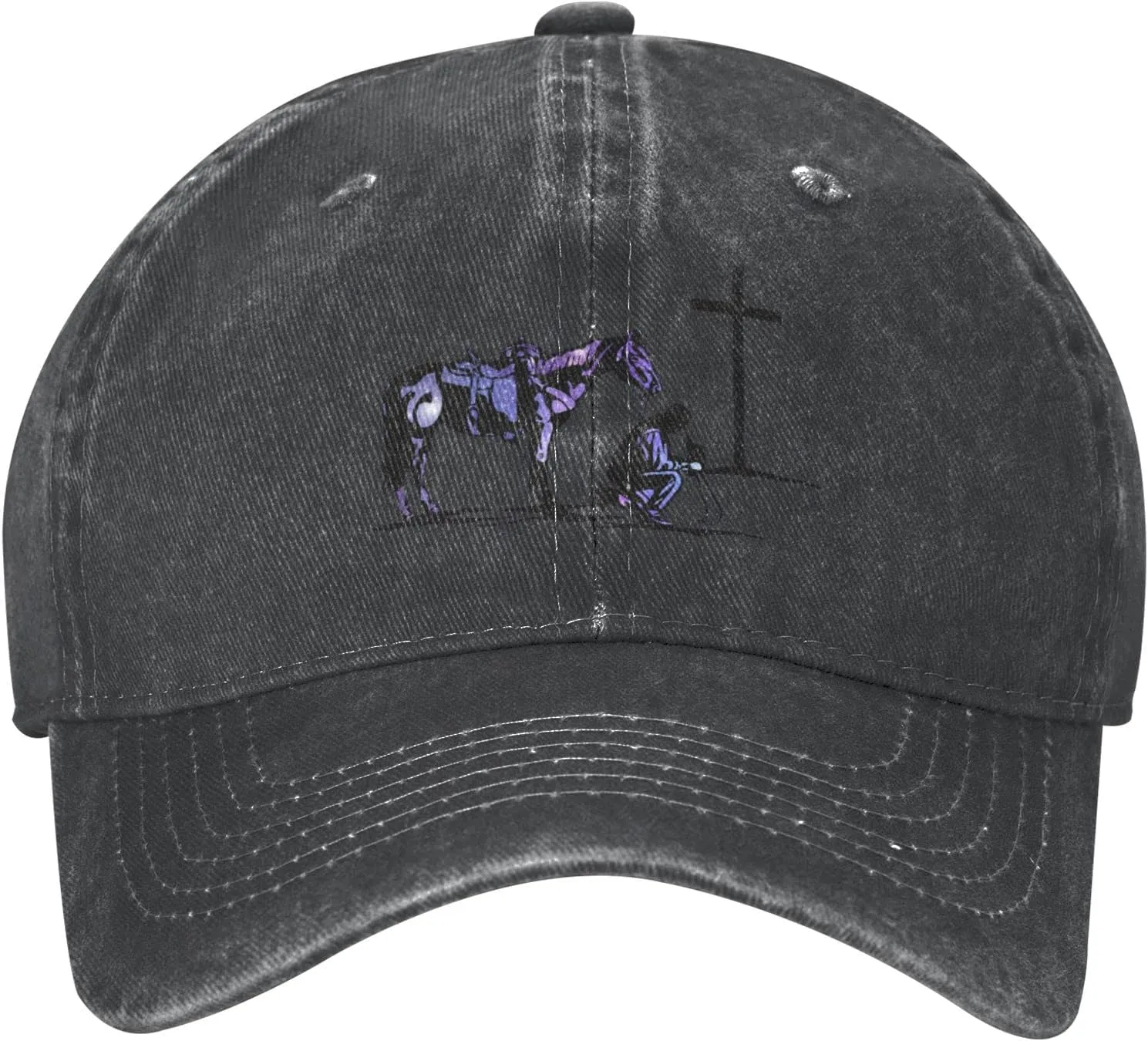 Cowboy Horse Prayer Unisex Adult Baseball Hat Sports Outdoor Cowboy Cap for Men and Women Snapback