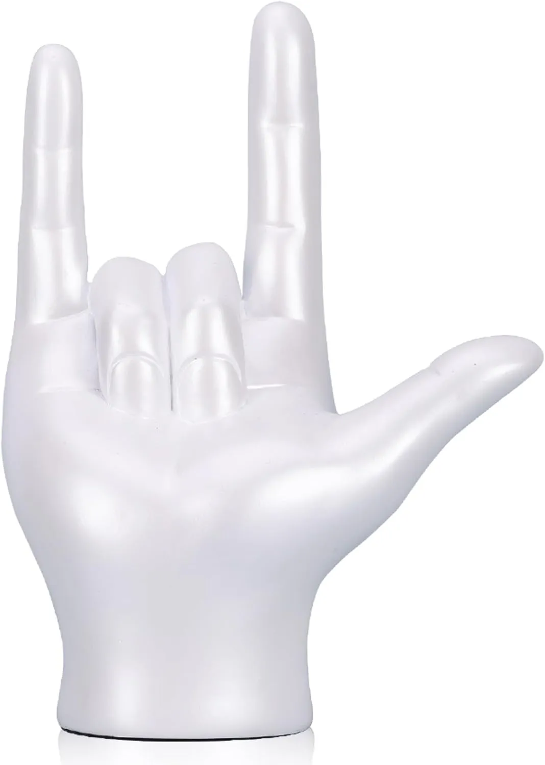 DOVDOV I Love You Gesture Statue, White Gesture Home Decor Accents, Modern Art Hand Sculpture Decor, Office, Wedding, Table centerpieces, Home Living Room Decor and Accessories.