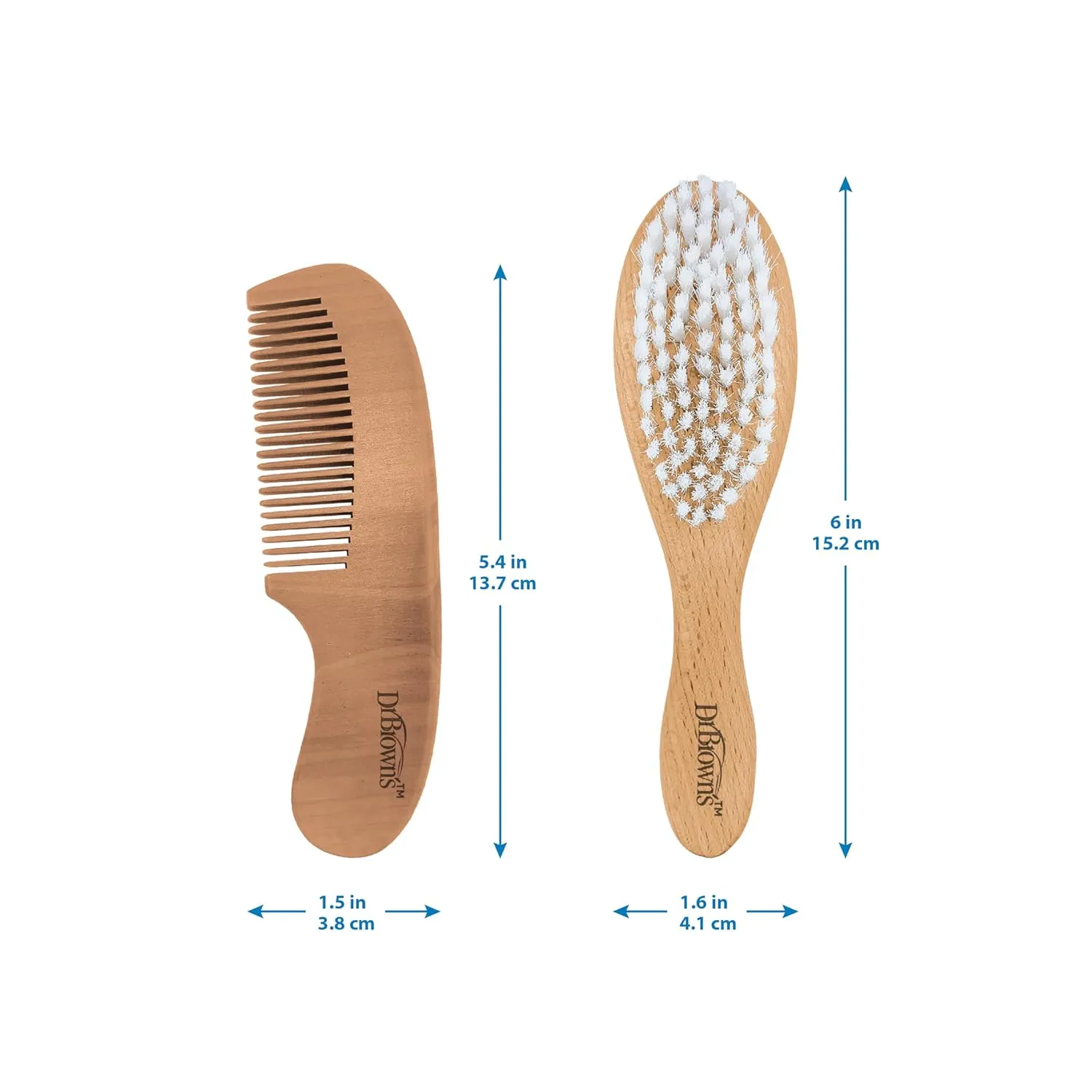 Dr. Brown's Soft and Safe Baby Brush   Comb