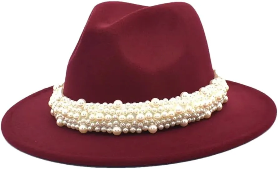 Fedora Hat Woolen Jazz Hat Party Hats Ladies Fedora Hats Men Top Hats Panama Hats