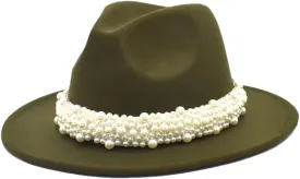 Fedora Hat Woolen Jazz Hat Party Hats Ladies Fedora Hats Men Top Hats Panama Hats