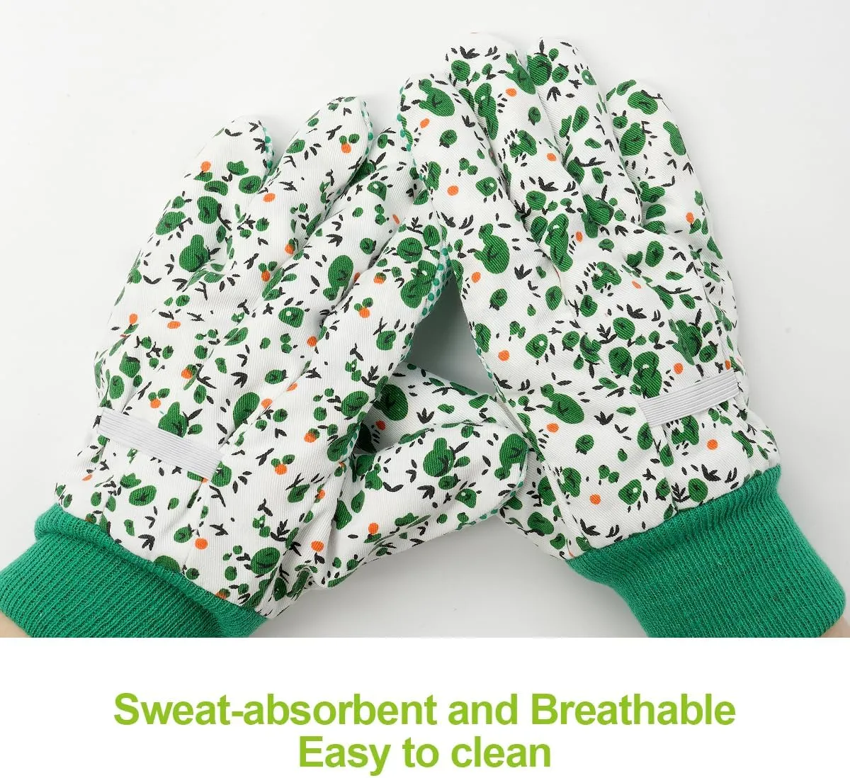 Floral Gardening Gloves for Women/Ladies, Non-Slip Grip Garden Work Gloves, Comfortable Thorn Proof Garden Gloves,Gift