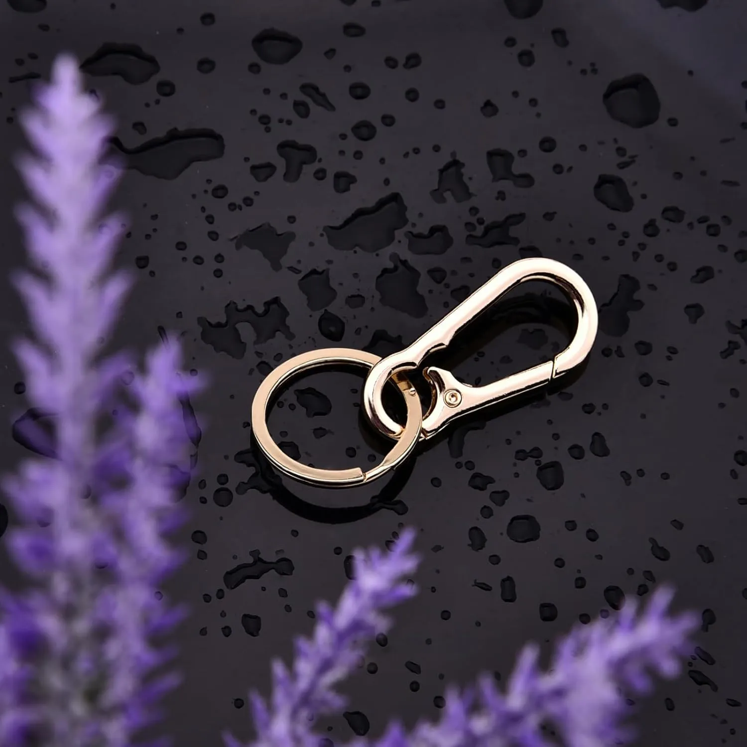Hapeper Keychain Key Clips Metal Key Ring Key Chain Rings Keyring for Home Car Key Organizer