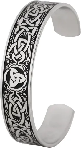 HAQUIL Viking Jewelry Viking Cuff Bracelet for Men and Women