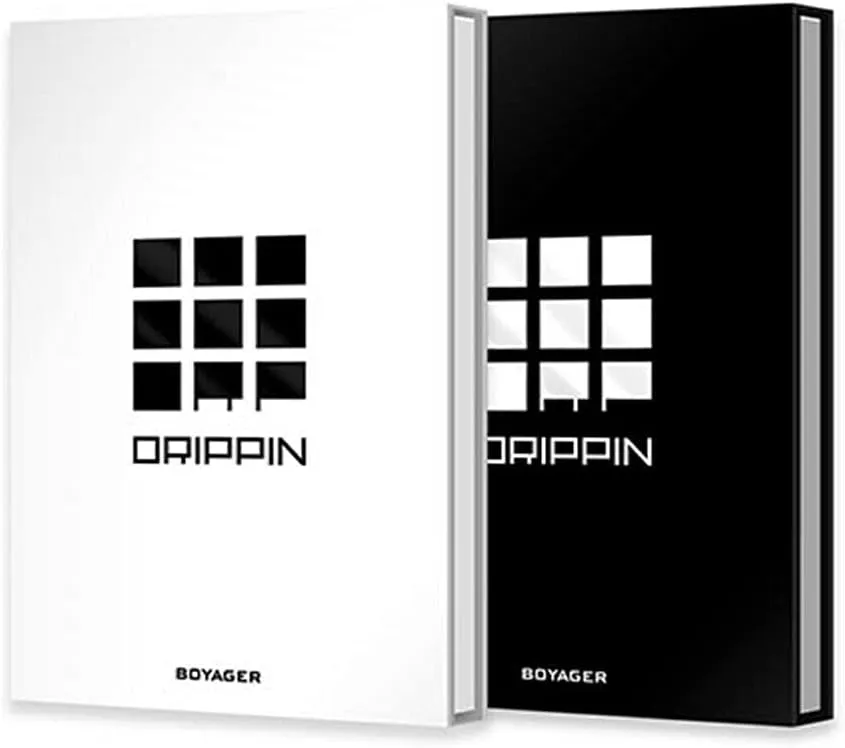 K-POP DRIPPIN 1st Mini Album Boyager Random Ver. CD 80p Booklet Luggage Tag 2p P.Card Sealed