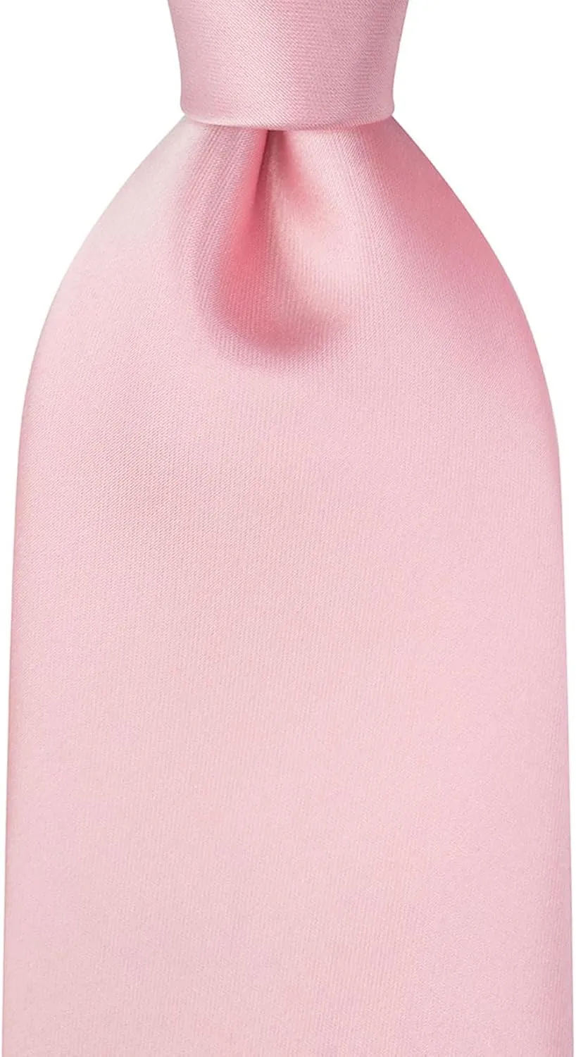 KissTies Solid Satin Tie Pure Color Necktie Mens Ties   Gift Box