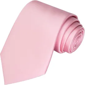 KissTies Solid Satin Tie Pure Color Necktie Mens Ties   Gift Box