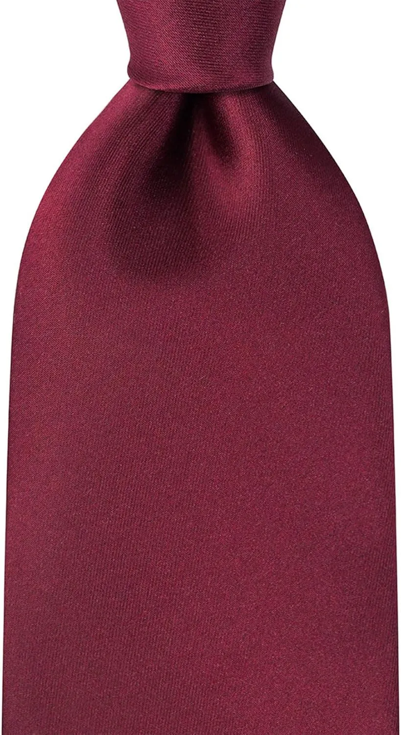 KissTies Solid Satin Tie Pure Color Necktie Mens Ties   Gift Box