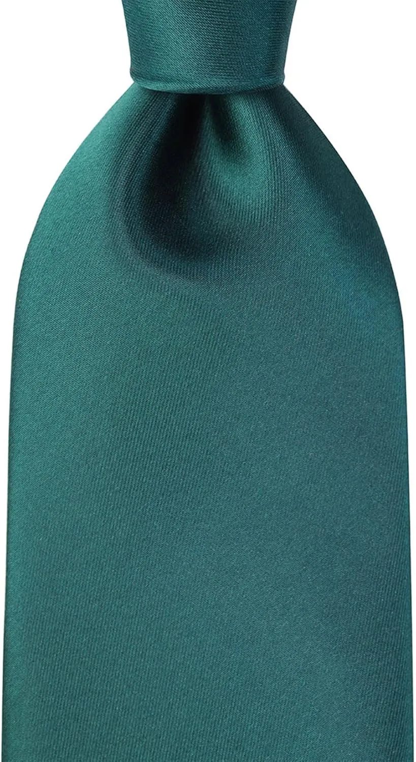 KissTies Solid Satin Tie Pure Color Necktie Mens Ties   Gift Box