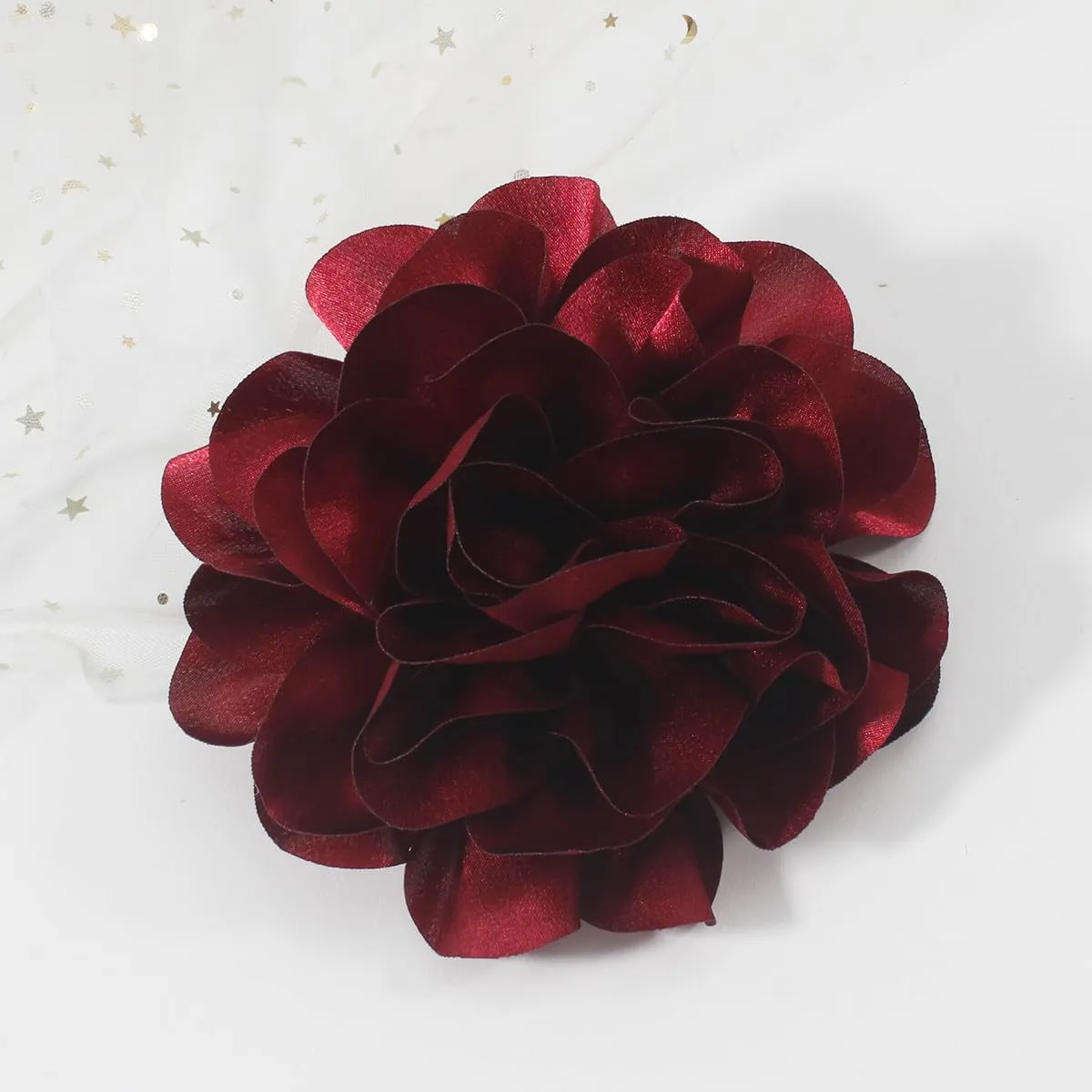 Large Rose Flower Brooches and Pins for Women | Rose Flower Hair Clips for Women, Lapel Pins for Women | Brooch for Women Dresses | Hat Pins for Women, Flower Hair, Pin for Clothes