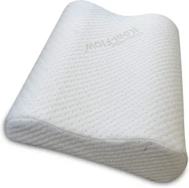 Memory Foam Cervical Neck Pillow for Sleeping - Chiropractor Designed Orthopedic Contour Support - Best for Neck and Shoulder Pain Relief - Made in USA CertiPUR-US