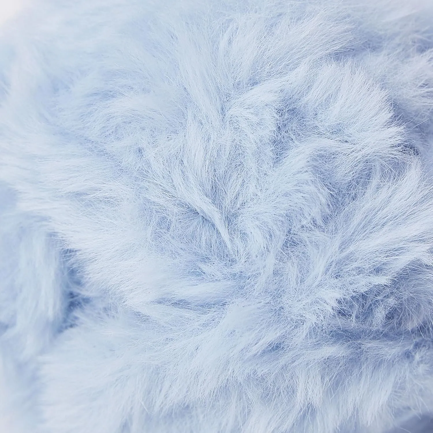 NICEEC Faux Fur Yarn Super Soft, Chunky & Fluffy, Eyelash Yarn for Crochet & Knitting(Total Length 210yds/10.6oz) - Blue Series/300g