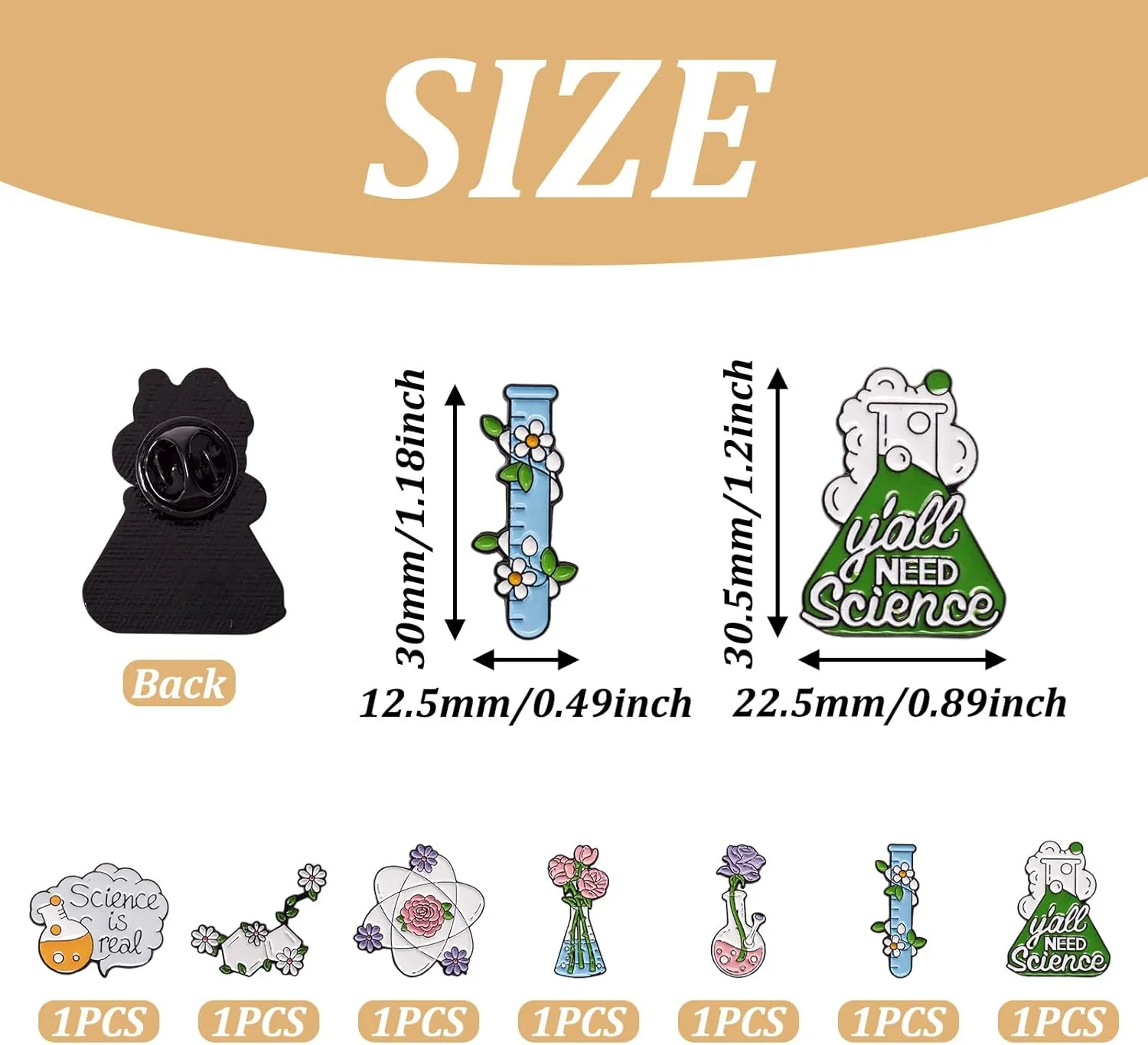 Pandahall Various Theme Alloy Enamel Brooches Lapel Brooch Enamel Pin Set
