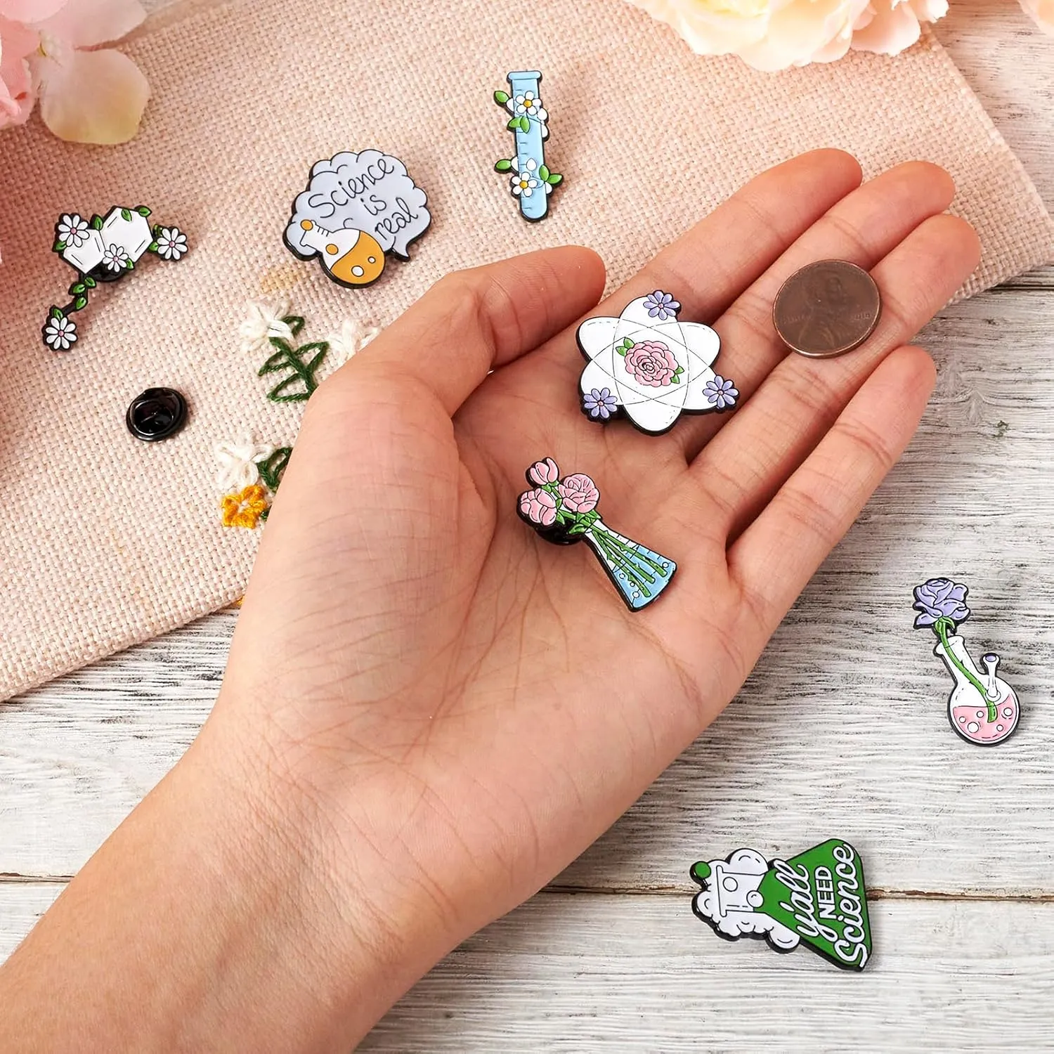 Pandahall Various Theme Alloy Enamel Brooches Lapel Brooch Enamel Pin Set