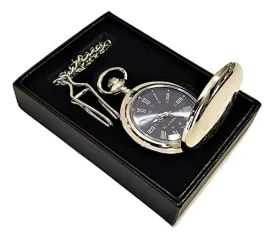 Personalized Pocket watch, Customized pocket watch engraved gift. Box included, Stainless chain and engraving is included.
