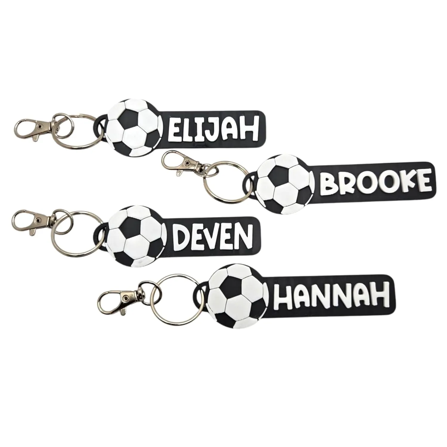 Personalized Soccer Keychain, Soccer bag tag for boys girls, Luggage Tag, Soccer Party favor