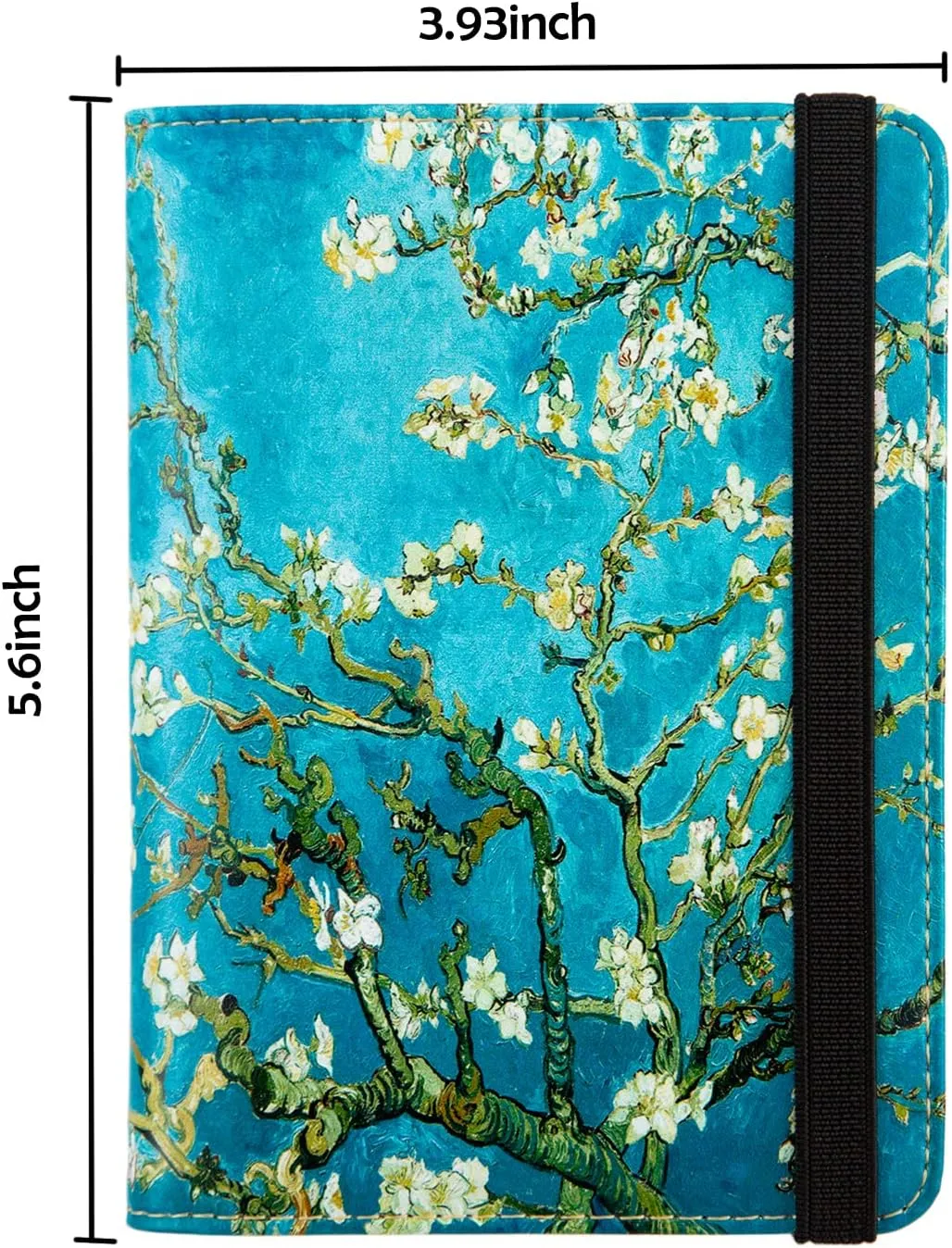 Pink Passport Holder,Cute Passport Cover,Travel Wallet with Credit Card Slots Rfid passport Wallet Waterproof Documents Organizer Women Men (Almond Blossom)