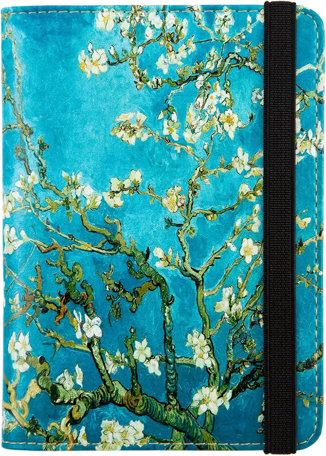Pink Passport Holder,Cute Passport Cover,Travel Wallet with Credit Card Slots Rfid passport Wallet Waterproof Documents Organizer Women Men (Almond Blossom)