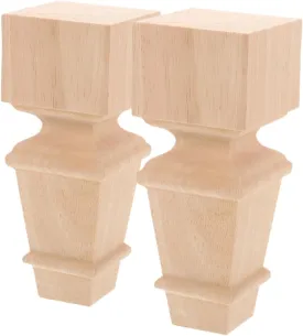 POPETPOP Furniture Feet Wood Replacement Sofa Legs Short Table Legs for Furniture