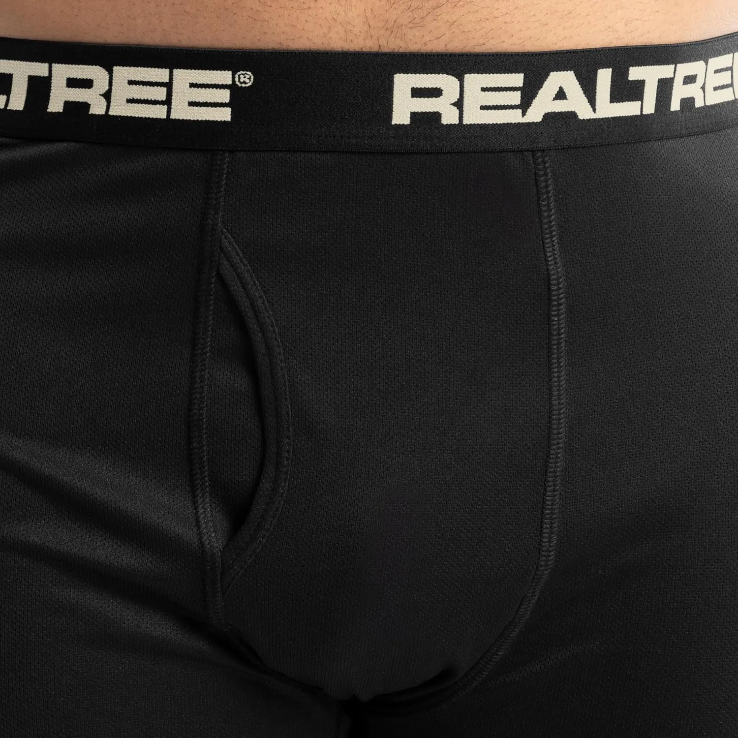 Realtree Men's Polyester Performance Baselayer Thermal Underwear Long Johns Bottom