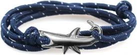Shark Whale Orca Tail Anchor Turtle Hook Bracelet Nylon Polyester Rope Adjustable Bracelet for Men