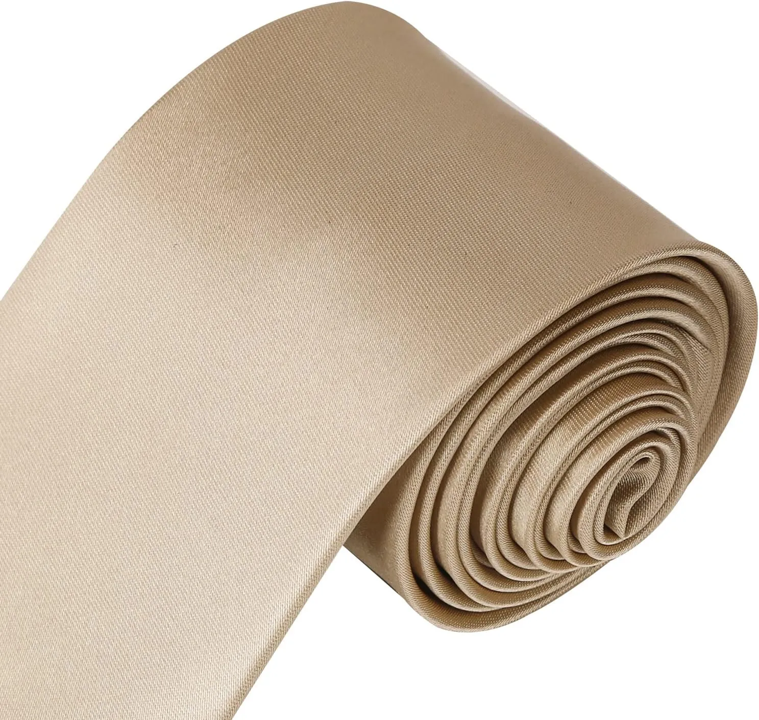 Solid Satin Tie Pure Color Necktie Mens Ties   Gift Box