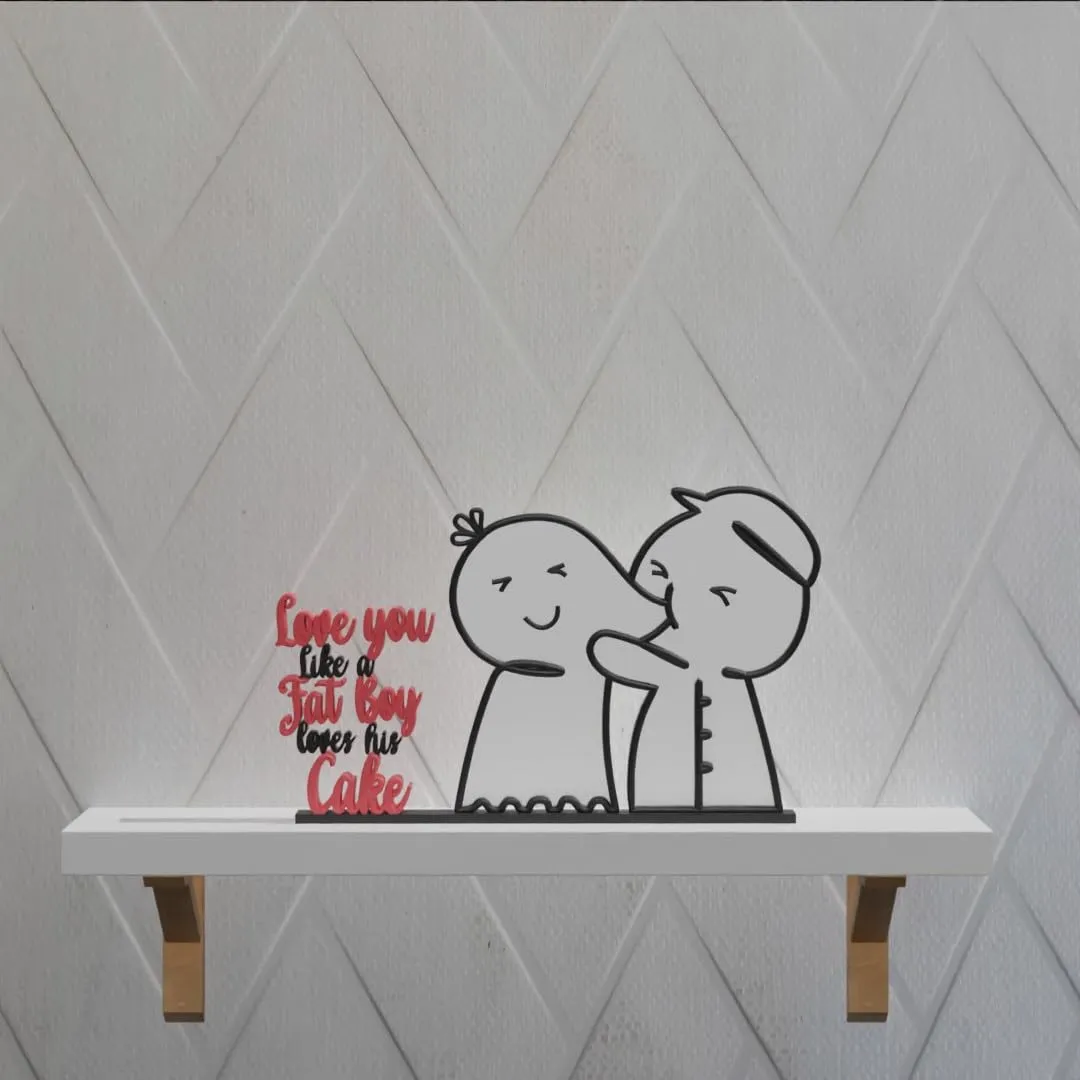 Valentines day, Unique gift idea, minimalist shelf decor, Adam Eve, Cute love, Sugar figurine, Soulmate, Be mine, I love you, room sculpture