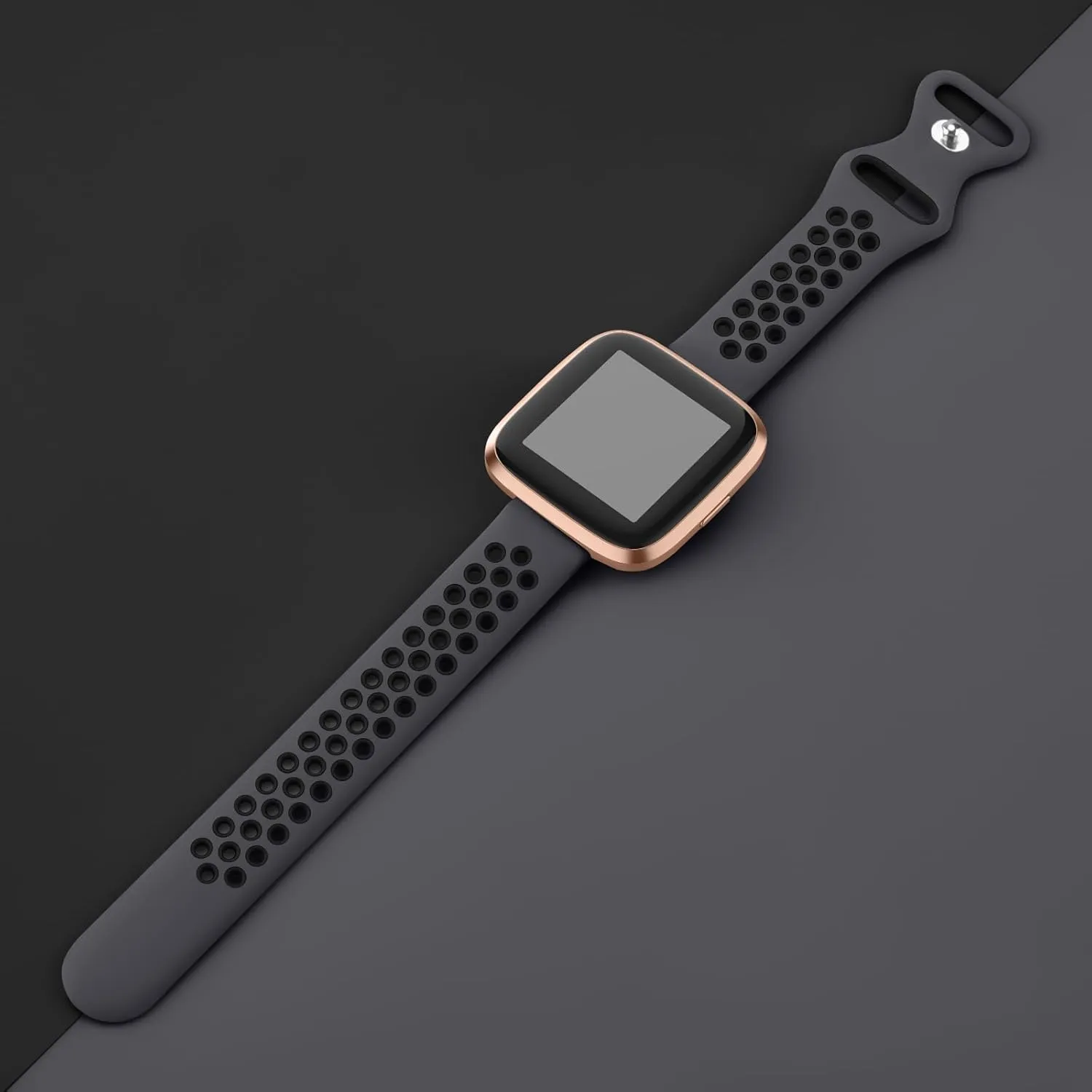 Vanjua Breathable Band for Fitbit Versa 2 Bands Women Men, Soft Silicone Replacement Wristbands Sport Strap Compatible with Fitbit Versa 2 / Fitbit Versa/Versa Lite/Versa SE Smartwatch Accessories