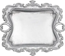 Vintage Small Sliver Ring Dish, Birthday & Wedding Gifts for WomenWedding Ring Tray -Sliver (1 PACK)