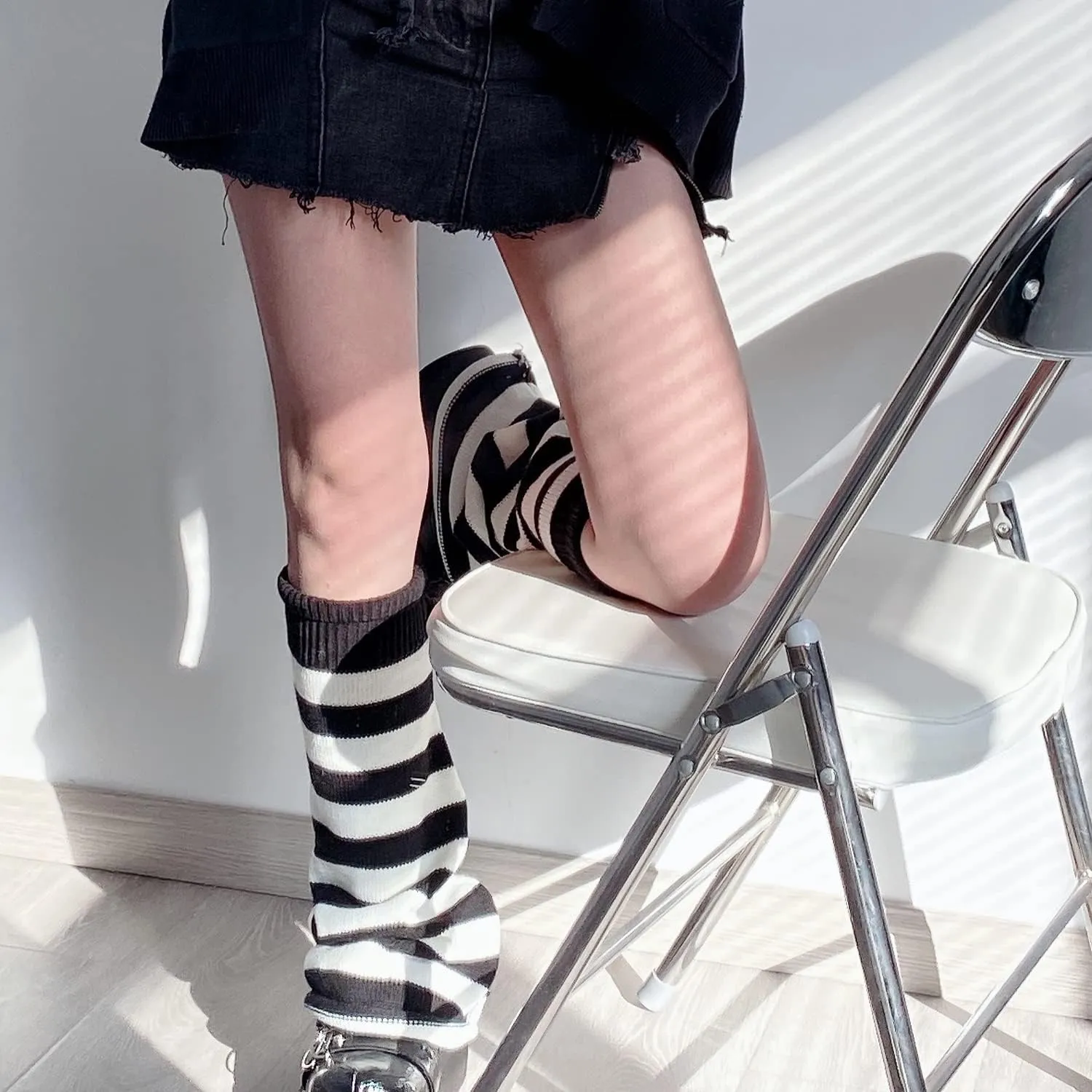Women's Leg Warmers Fashion Knit Leg Warmers Long Leg Socks Cute Fashion