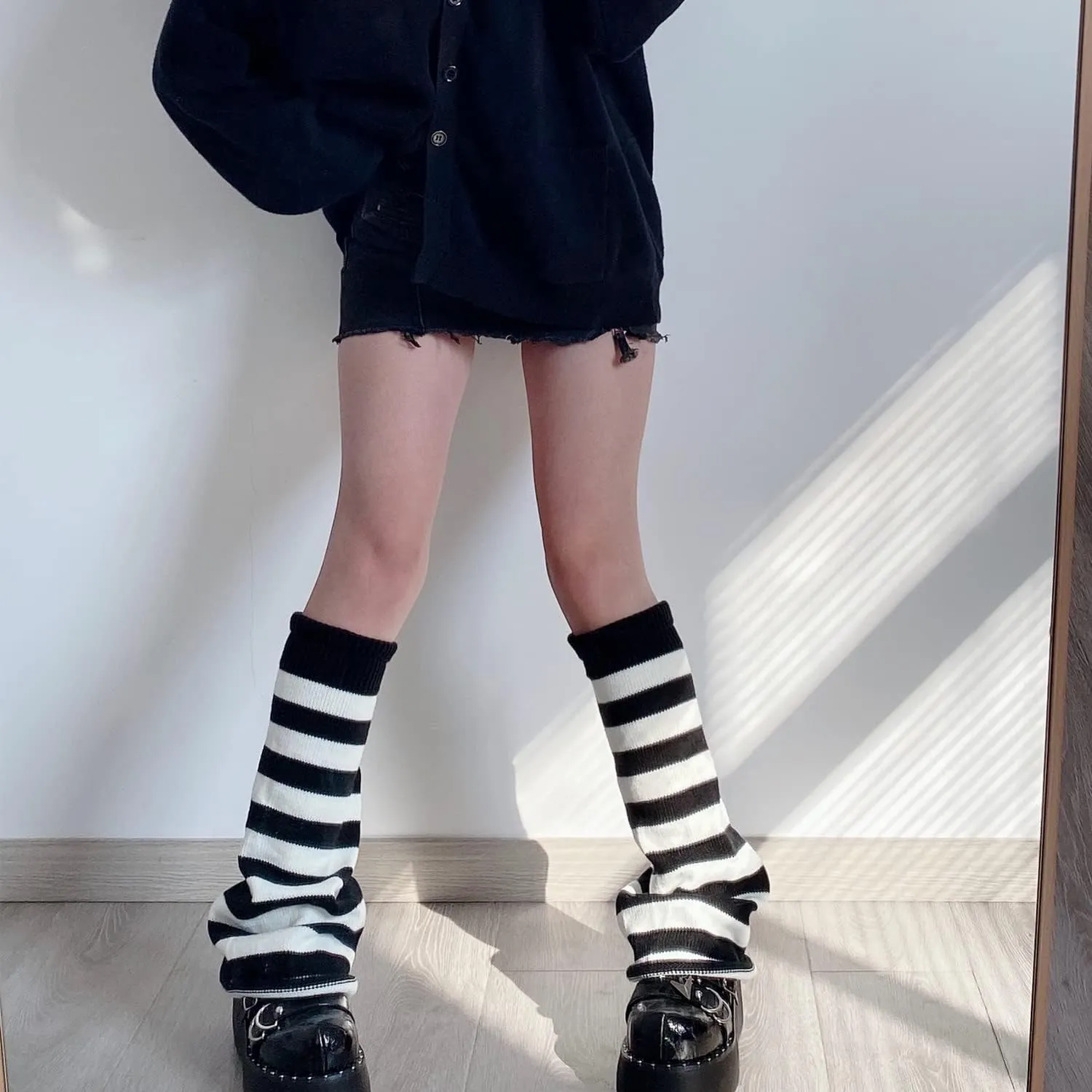 Women's Leg Warmers Fashion Knit Leg Warmers Long Leg Socks Cute Fashion